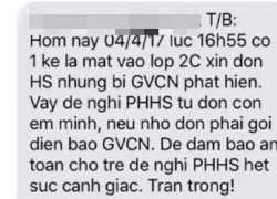 Thực hư vụ người lạ vào trường đón học sinh bất thường ở Hà Nội