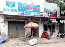 Thùng phuy phát nổ, 2 người bị thương