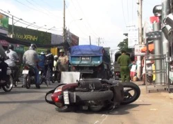 Tránh người đi bộ, người đàn ông đi xe SH bị xe ben kéo lê tử vong