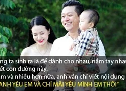 Yêu nhau càng lâu, mức độ nịnh vợ của Tuấn Hưng ngày càng cao