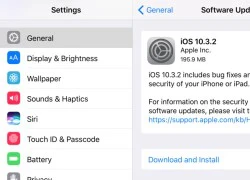 Apple tung bản cập nhật iOS 10.3.2 cho iPhone, iPad