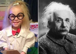 Bé gái có "mái tóc bất trị" giống hệt nhà bác học Einstein, trên thế giới chỉ 100 người như vậy