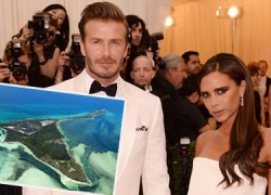 Beckham tặng vợ cả hòn đảo ở Caribbean