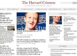 Hacker chọc tức ông chủ Facebook trên báo trường Harvard