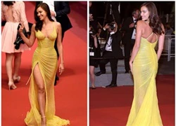 Irina Shayk gợi cảm hút hồn trên thảm đỏ Cannes sau 2 tháng sinh con