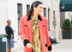 Kendall Jenner gây chú ý khi chụp hình trên phố