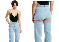 Lại xuất hiện kiểu quần jeans lạ trong làng mốt