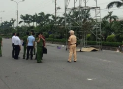 Lắp đèn chiếu sáng, một nhân viên bảo vệ bị điện giật tử vong