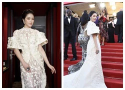 Lý Nhã Kỳ khoe nhan sắc hút hồn trên thảm đỏ Liên hoan phim Cannes 2017 đêm khai mạc