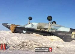 MiG-29K của Hải quân Nga gặp nạn trong tư thế "ngửa bụng lên trời"