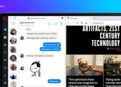 Opera ra mắt trình duyệt mới tích hợp WhatsApp và Messenger