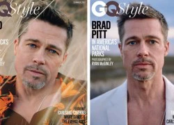 Tài tử Brad Pitt già nua trên bìa tạp chí