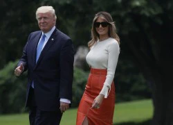 Thời trang 'quyền lực' của bà Melania Trump khi công du nước ngoài