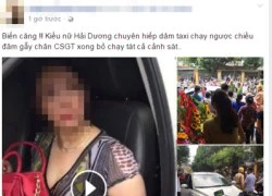 Thực hư chuyện "kiều nữ Hải Dương" lái ô tô đâm gãy chân CSGT