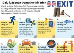 12 dự luật quan trọng cho tiến trình Brexit