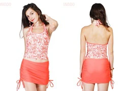 Bikini hai mảnh váy rút dây CORAL TD010 SID63360