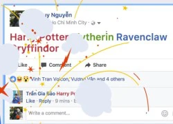 Cách bắn pháo hoa trên Facebook kỷ niệm 20 năm Harry Potter