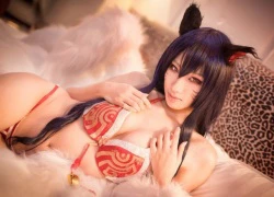 Cosplay Ahri cực gợi cảm và nóng bỏng dành cho fan Liên Minh Huyền Thoại