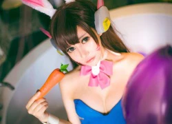 Cosplay D.Va cực nóng bỏng trong bồn tắm dành cho fan hâm mộ Overwatch