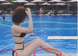 Diệp Lâm Anh diện bikini bốc lửa nhưng vẫn bị dân mạng "bóc mẽ"