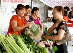 Hội nghị chưa khai mạc mà nông sản sạch đã "bị" khuân gần hết