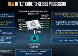 Intel ra mắt dòng CPU cao cấp Core X