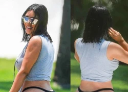 Kim &#8220;siêu vòng ba&#8221; tố bị paparazzi chơi xấu!