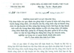 Lai Châu bổ nhiệm nhiều cán bộ lãnh đạo không đủ tiêu chuẩn