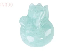 Mặt hồ ly aquamarine sắc sảo SID63273