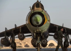 Mẫu cường kích Su-22 của không quân Syria vừa bị Mỹ bắn hạ