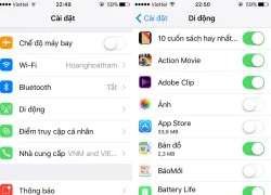 Mẹo giúp hạn chế sử dụng dữ liệu di động trên iPhone