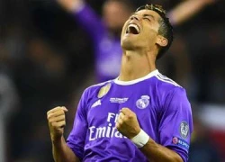 Ronaldo dẫn đầu danh sách các VĐV thu nhập "khủng" nhất năm 2017