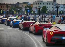 Siêu xe hiếm LaFerrari Aperta hội ngộ hơn 100 chiếc Ferrari