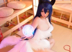 Tiếp tục nóng mắt với cosplay Ahri cực gợi cảm trong Liên Minh Huyền Thoại