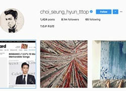 T.O.P sử dụng Instagram lần đầu tiên kể từ sau khi vướng scandal cần sa