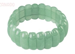 Vòng đeo tay đá Aventurine dẹp SID63289