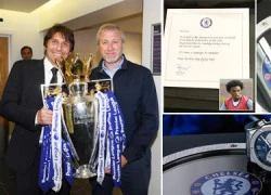 Abramovich tặng đồng hồ "độc" cho thầy trò Conte