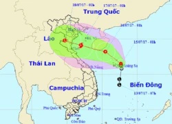 Áp thấp nhiệt đới giật cấp 9 hướng vào bờ, miền Bắc sắp mưa to