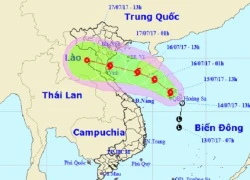 Bão số 2 giật cấp 10, hướng vào bờ biển các tỉnh Nam Định Nghệ An