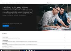 Cách nâng cấp từ Windows 10 S lên 10 Pro và ngược lại