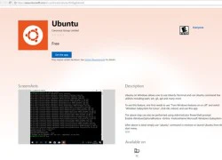 Đã có thể tải về Ubuntu từ Windows Store