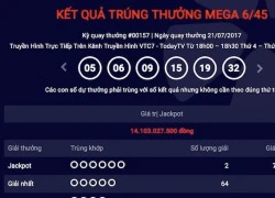 Đã xác định 2 vé cùng trúng jackpot "khủng" mới nhất