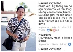 Duy Mạnh mắng Cao Toàn Mỹ ngu vì yêu hoa hậu vừa đen vừa xấu