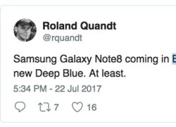 Galaxy Note 8 sẽ có màu sắc mới tuyệt đẹp