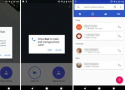 Google Duo đã tích hợp vào lịch sử cuộc gọi Android như FaceTime