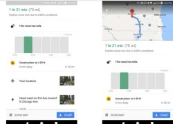 Google Maps thêm tính năng cảnh báo giờ kẹt xe