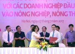 Hội NDVN ký kết chương trình phối hợp với 8 doanh nghiệp nông nghiệp