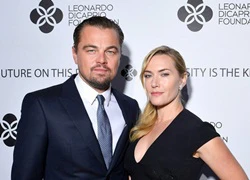 Kate Winslet và Leonardo DiCaprio ôm nhau tình cảm trong buổi hội ngộ