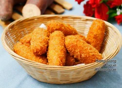 [Chế biến] - Làm bánh khoai lang tẩm bột chiên xù kiểu mới, cả nhà tấm tắc khen ngon