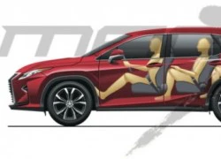 Lexus RX 7 chỗ ấn định ra mắt vào tháng 10/2017